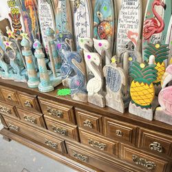 New Handcrafted Carved Paper Towel Holder $15 Each