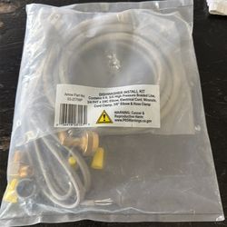 Dishwasher installation kit