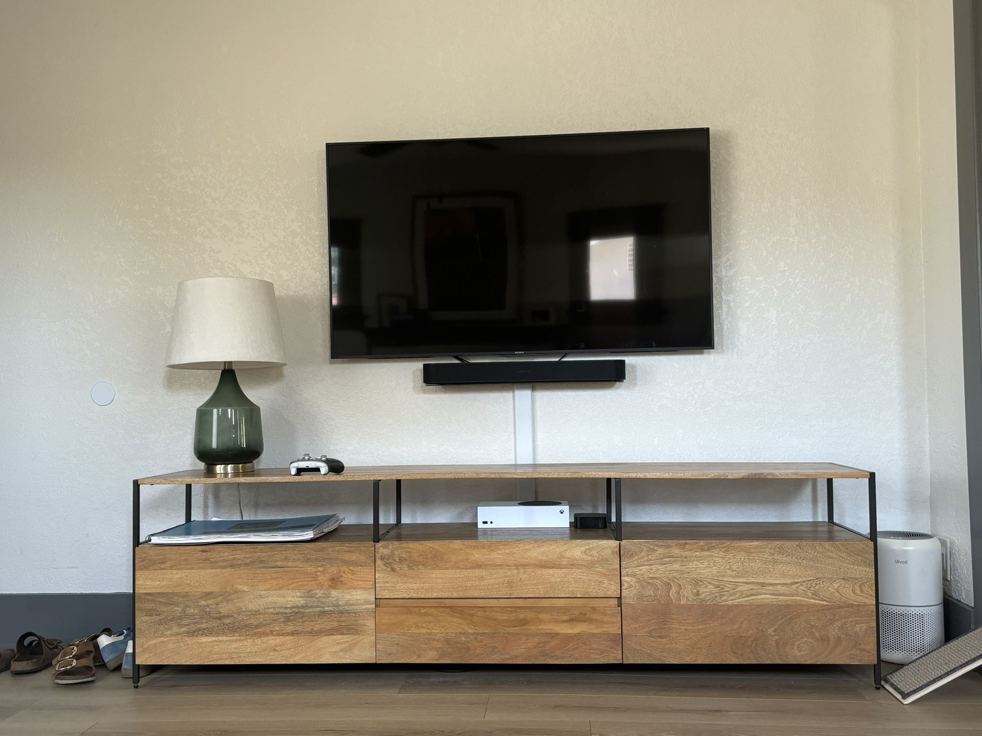 West Elm Industrial Storage Media Console