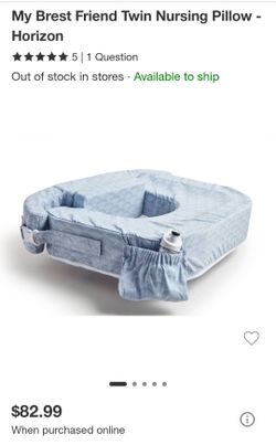 Twin Nursing Pillow