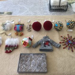 Pier One Christmas Ornaments - new with tags