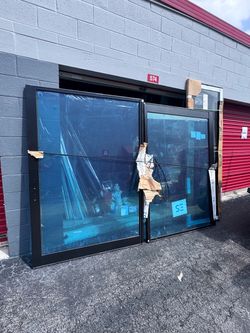 108x80 ES impact sliding glass door