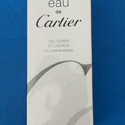 Brand new Eau de Cartier Gel Corps Et Cheveux All Over Shampoo 6.75oz Pls Read
