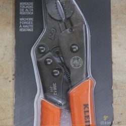 Klein Tools 38612 Long Nose Locking Pliers with Quick Release One Size, Gray 887617-3