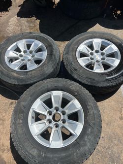 2024 Chevy Silverado wheel and tire