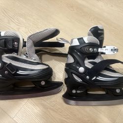 Lake Placid Summit Adjustable Youth Ice Skates Hockey Beginner