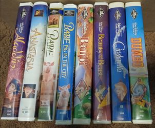 Disney or family VHS tapes