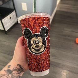 Mickey Rhinestone Cup