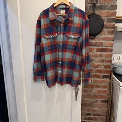 Levi’s 2XL Button Down Light Weight Flannel 
