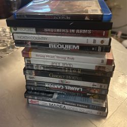 stack of dvds