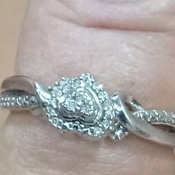 Diamond Heart Ring