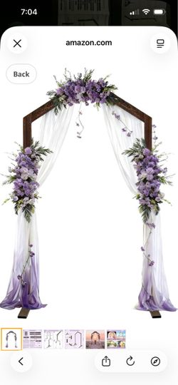 7 FT WOODEN WEDDING ARCH