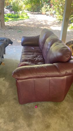 Leather couch