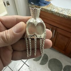 Silver Big Hawaiian Warrior Ikaika Makaki'i Makini Mask Helmet Made By Thom Sirivattha