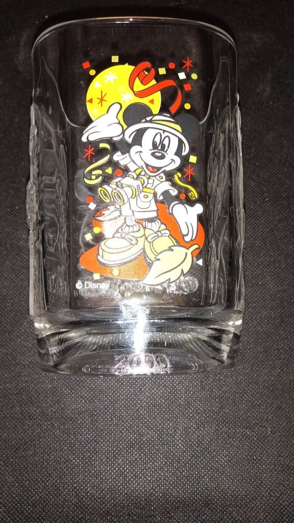 2000 McDonald's Mickey Mouse Glass Cup