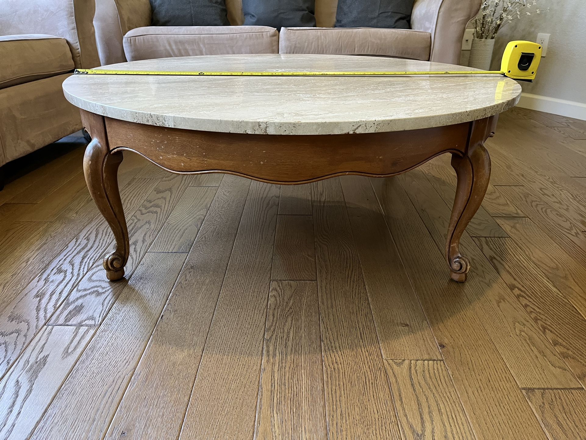 Marble Top-French Provincial-Coffee Table