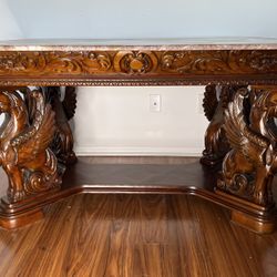 Winged Griffin Library Table-Horner