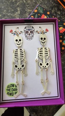 Skeleton Earrings 