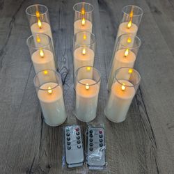 Flickering Flameless Candles Battery Operated with Remote
