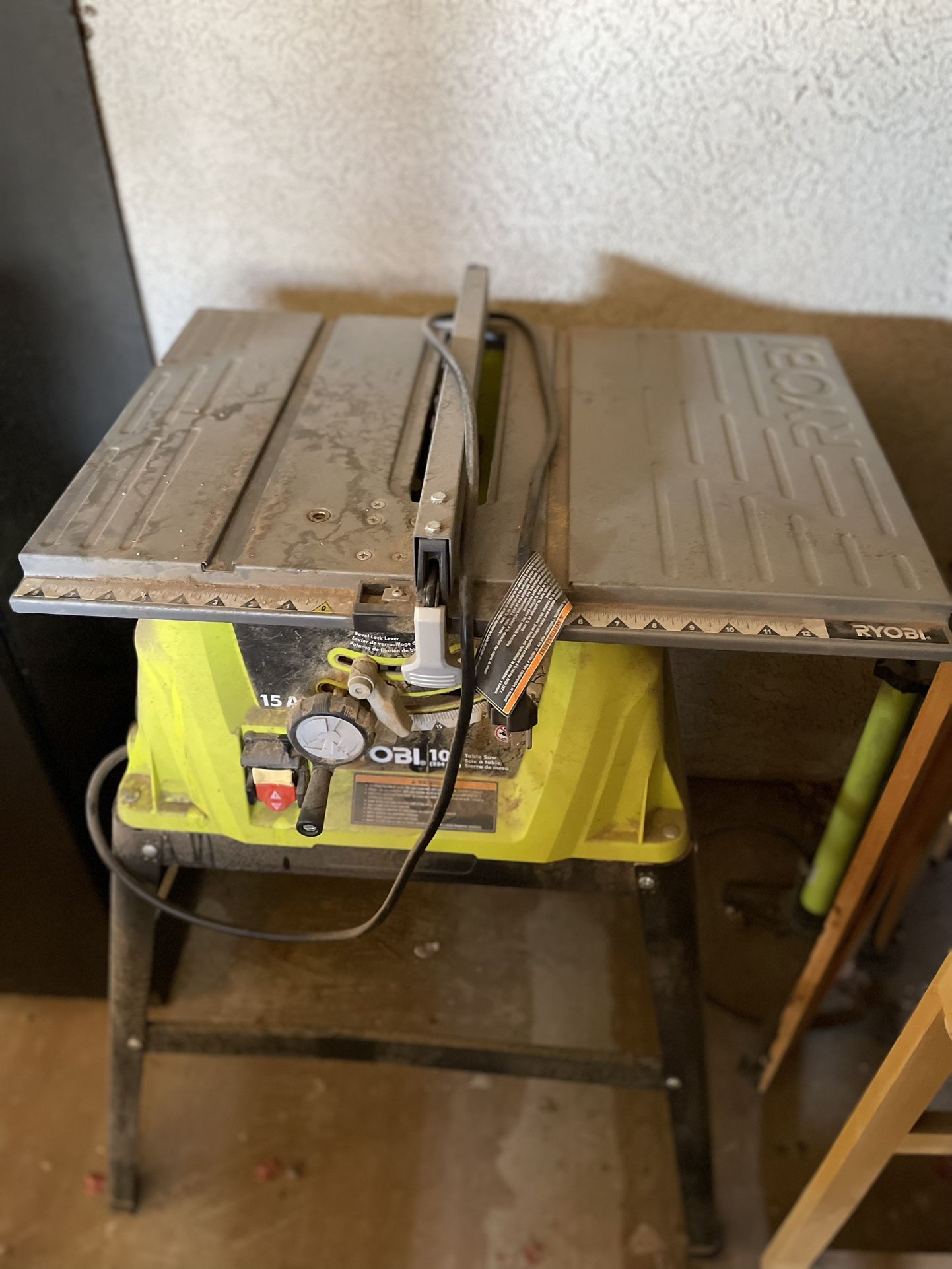 Ryobj Table Saw