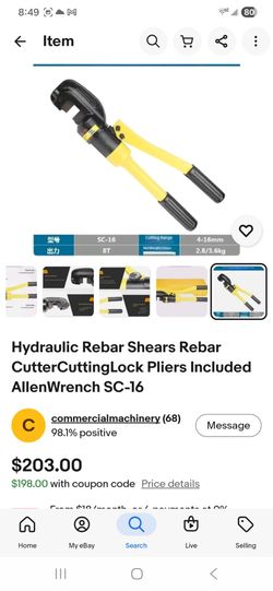 Hydraulic Rebar Cutter SC-16