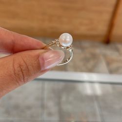 14k Pearl Ring 