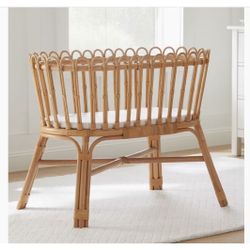 Pottery Barn Kids Rattan Bassinet