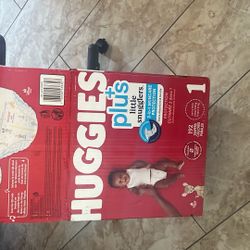 Pampers Size 1 Huggies Plus 