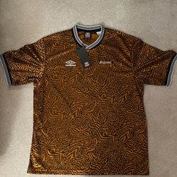 Supreme Umbro Jacquard Animal Print Soccer Jersey