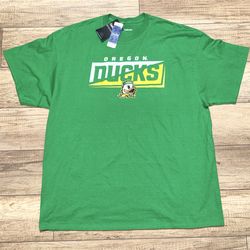 Oregon Ducks Green Ducks of a Feather Captivating NEW Graphic T Shirt Mens 2XL