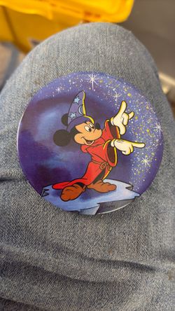 Mickey Mouse Fantasia button