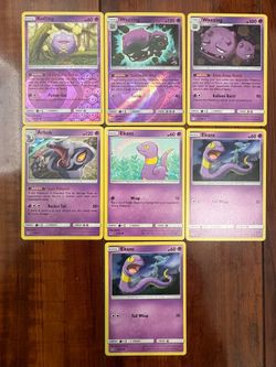Pokemon Team Rocket Pokemon Theme Non-Holo & Reverse Holo Lot of 7! NM/M