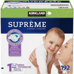 Supreme Diapers Kirkland Size 1 