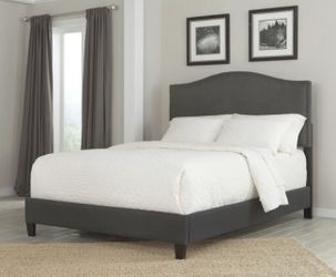 Beautiful new Linen Headboard Footboard And Frame! Shop here first! Awesome Bedroom Suite set deals here