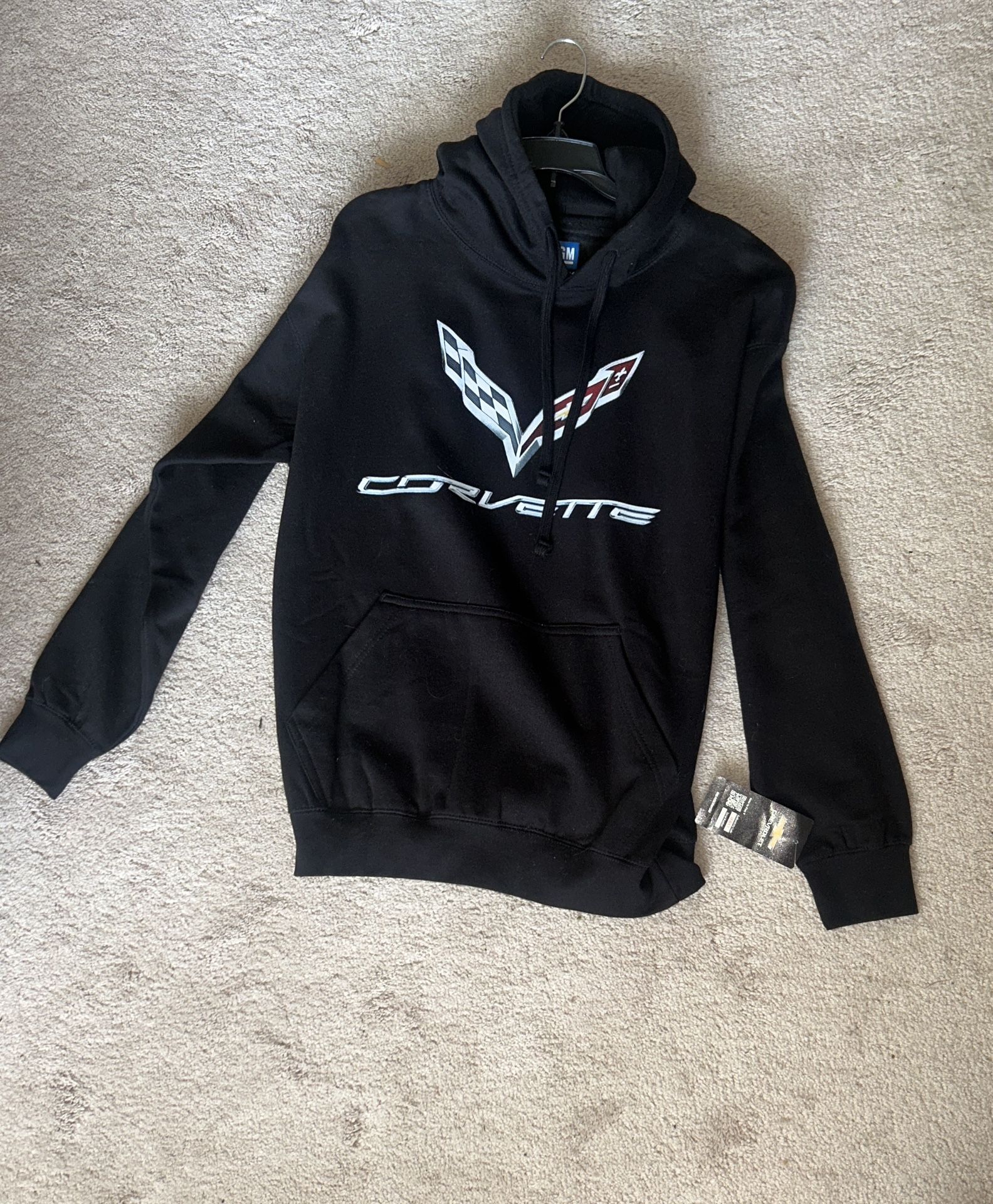 Black Corvette Hoodie, Men’s Large
