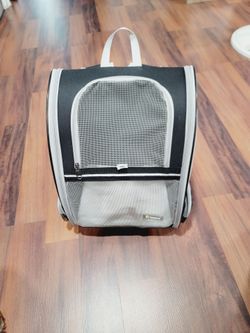 This is a Texsens pet carrier backpack, designed with breathable mesh to keep your pet comfortable.