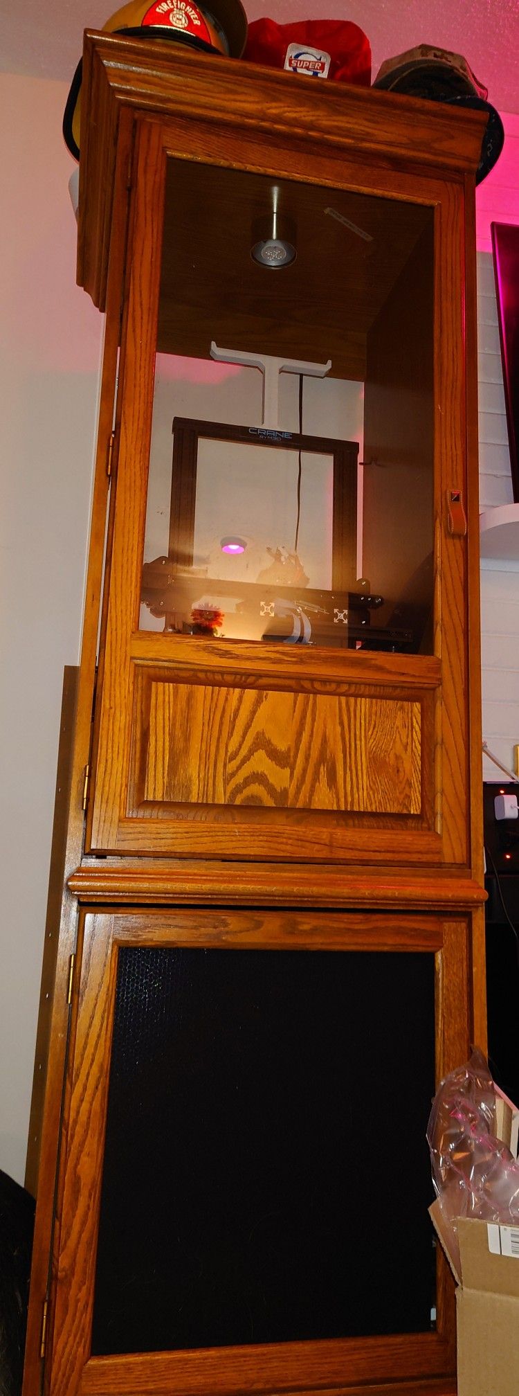 Wood Entertainment Center Tower