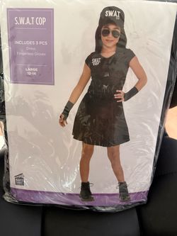 Girls New SWAT 🎃 Costume Size 12/14 Please Read Post Before Messaging
