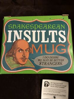Shakespearean Insults mug brand new