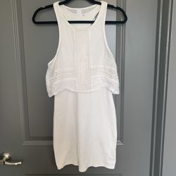 White bodycon dress size Small from American Eagle