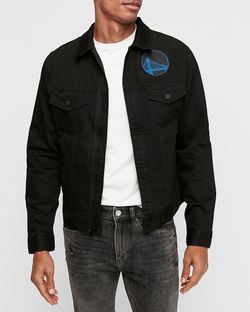 Golden State Warriors NBA Black Denim M