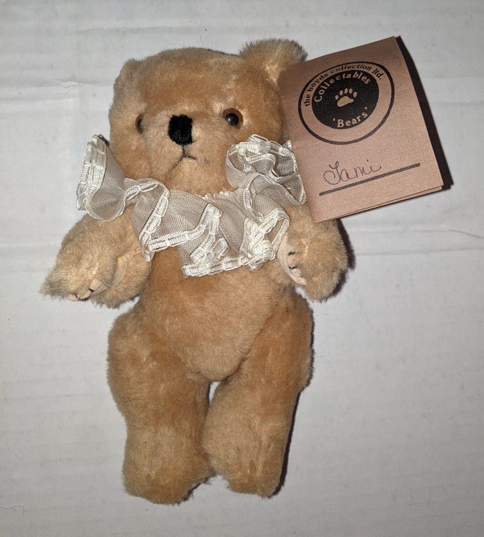 Boyd's Bears Vintage Jointed Plush Teddy Bear With Tag 