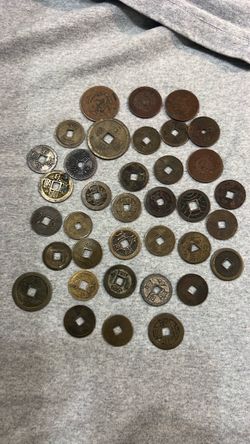 Old Chinese coins (36 pieces )