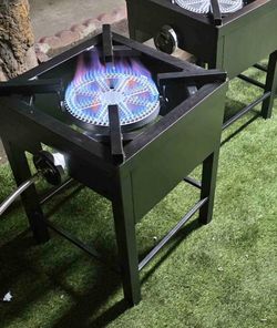 Outdoor Propane Cooker 1-Side Burner with Adjustable PSI Regulator