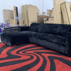 $699 Brand New Corduroy Sectional Made In The USA 🇺🇸 