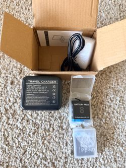 GoPro Hero 5/6/7/8 Travel Charger and Battery Pack