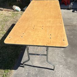 6 Foot Tables, Mesas 