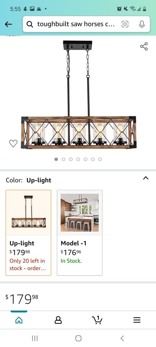 Kitchen Living Area Light Fixture