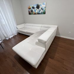 Sofá Blanco Esquinero 🛋️