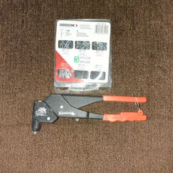Pop Rivet Gun With Rivet Nails